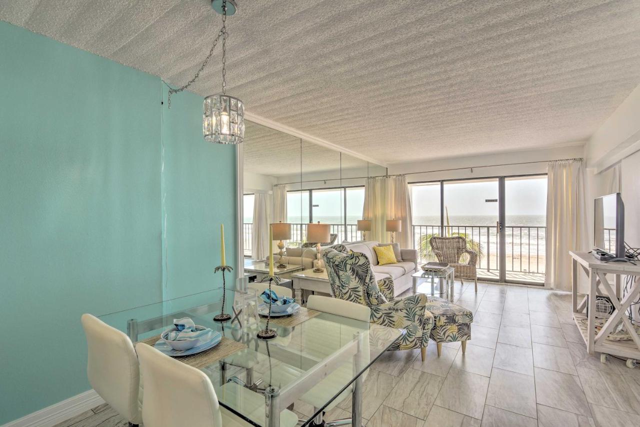 Galveston Oceanfront Condo With Balcony And View! Bagian luar foto